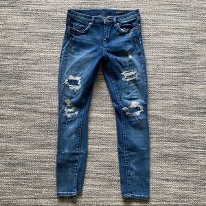 Size 29 Blank NYC Ripped Ankle Jeans